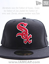 [NEWERA] MLB BASIC CUSTOM CHICAGO WHITE SOX 59FIFTY 엠엘비 베이직 시카고 화이트 삭스 뉴에라 커스텀 모자 # BLACK/SCARLET/WHITE