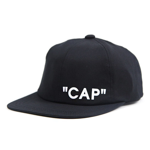 DESIGNER THE CAP 스냅백 블랙