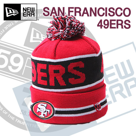 [NEWERA] NFL SAN FRANCISCO 49ERS 뉴에라 털모자 # RED/BLACK